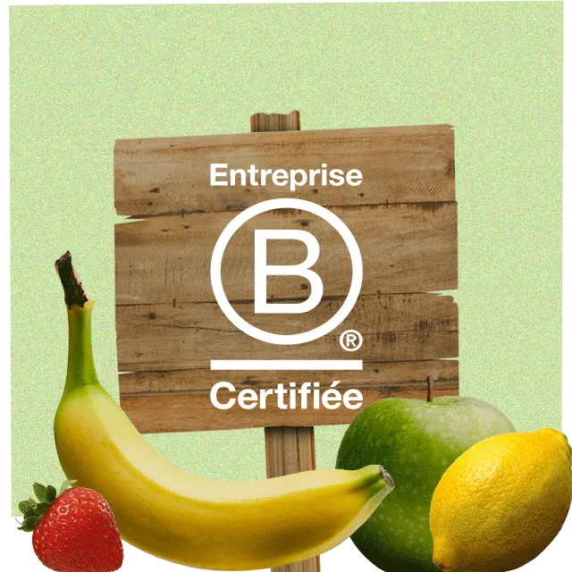 nous sommes fiers d'être B-Corp logo